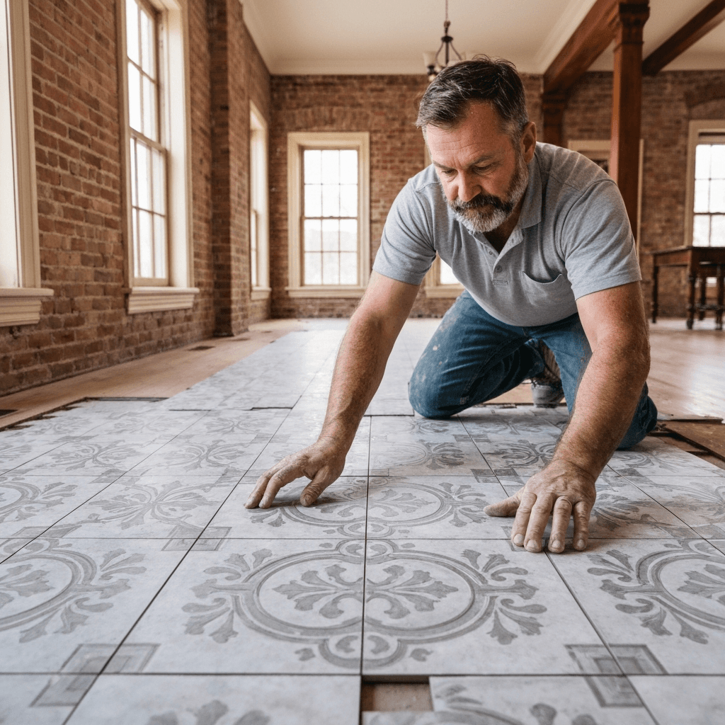 Tile Flooring Installation services in Burlington — licensed tile installation near me
