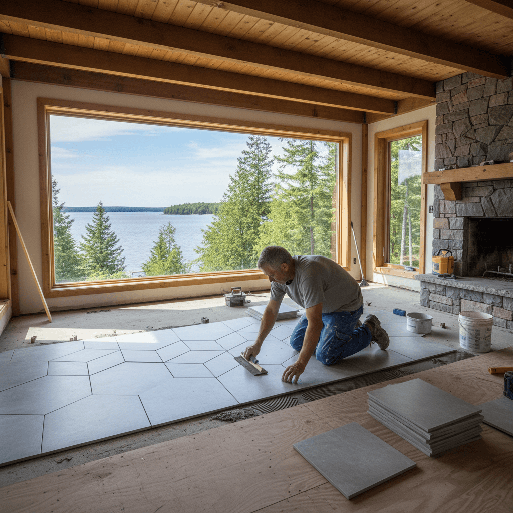 Tile Flooring Installation services in Georgina — licensed tile installation near me