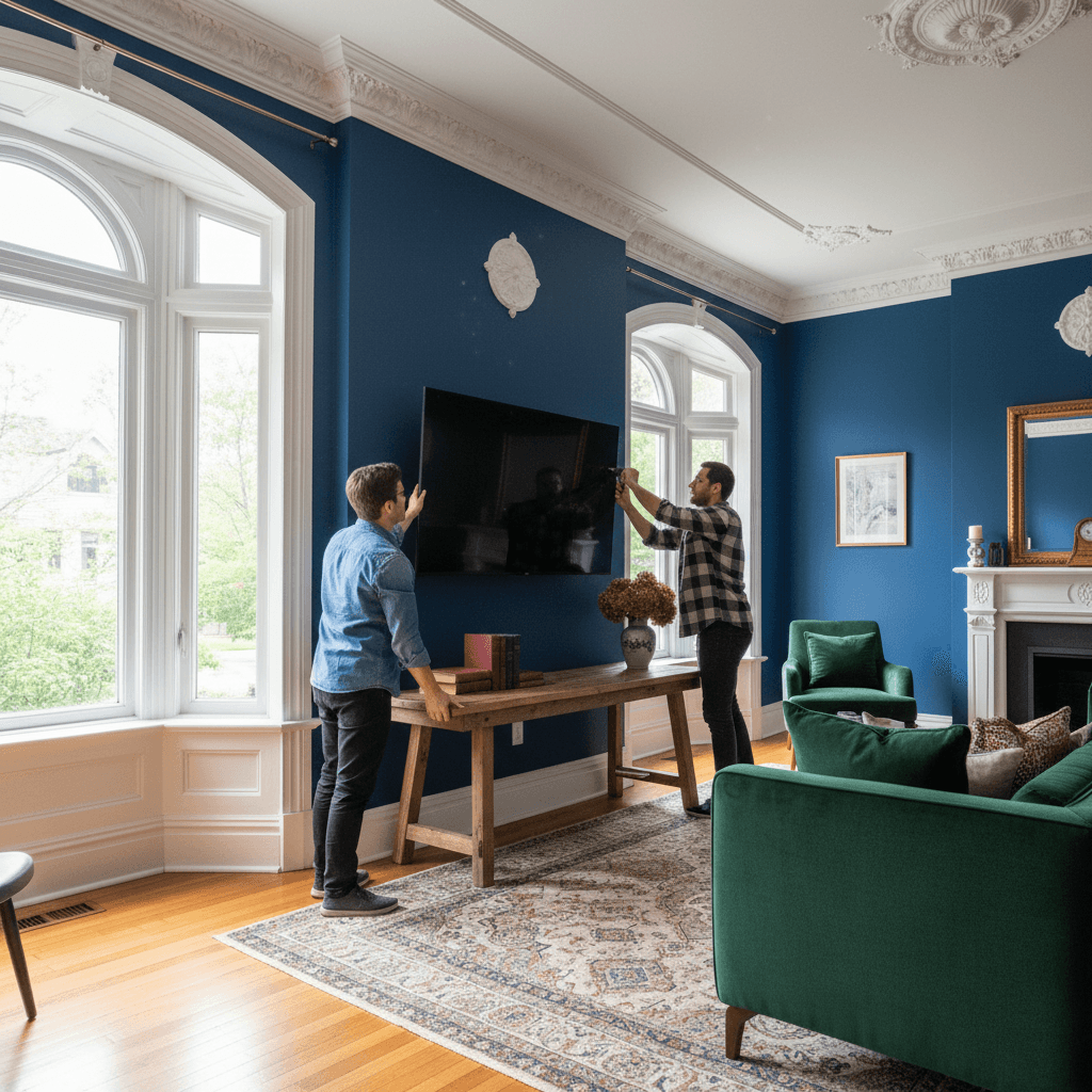 TV Mounting & Shelf Installation services in Oshawa ā licensed contractor near me