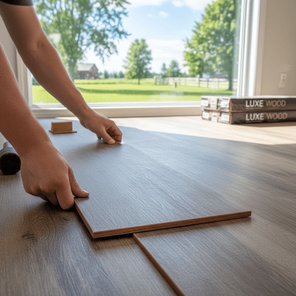 Professional vinyl flooring installation project by RenoHouse in Clarington — vinyl flooring installation cost toronto