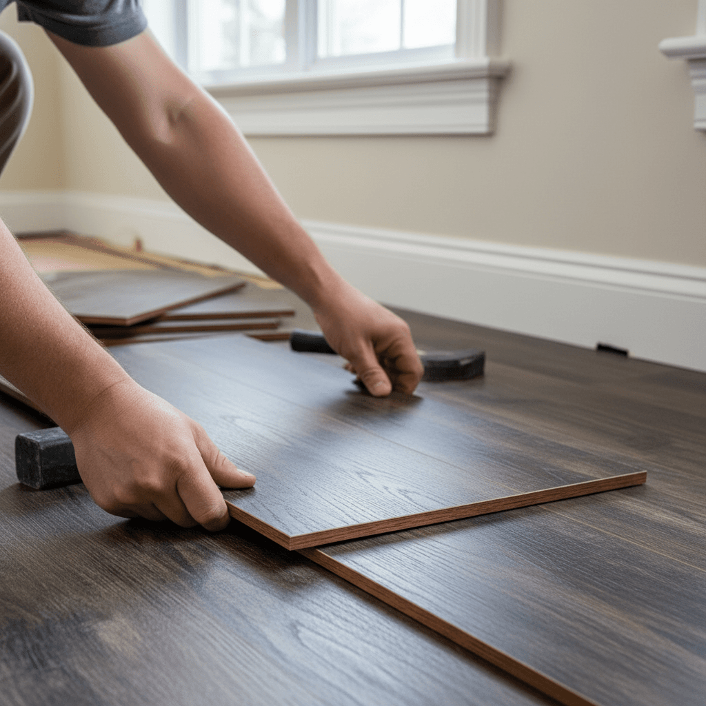 Professional vinyl flooring installation project by RenoHouse in Newmarket — vinyl flooring installation cost toronto