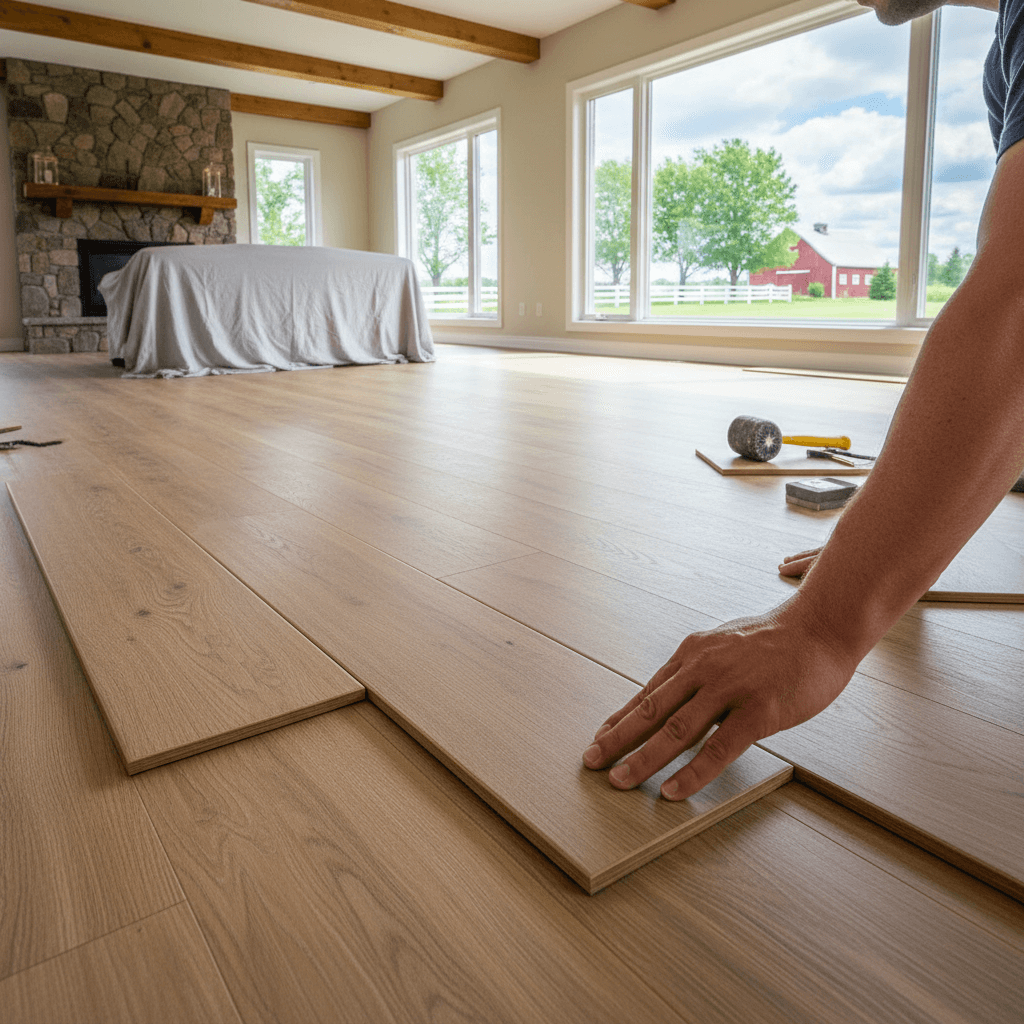 Vinyl Flooring Installation services in Clarington — licensed vinyl flooring installation near me
