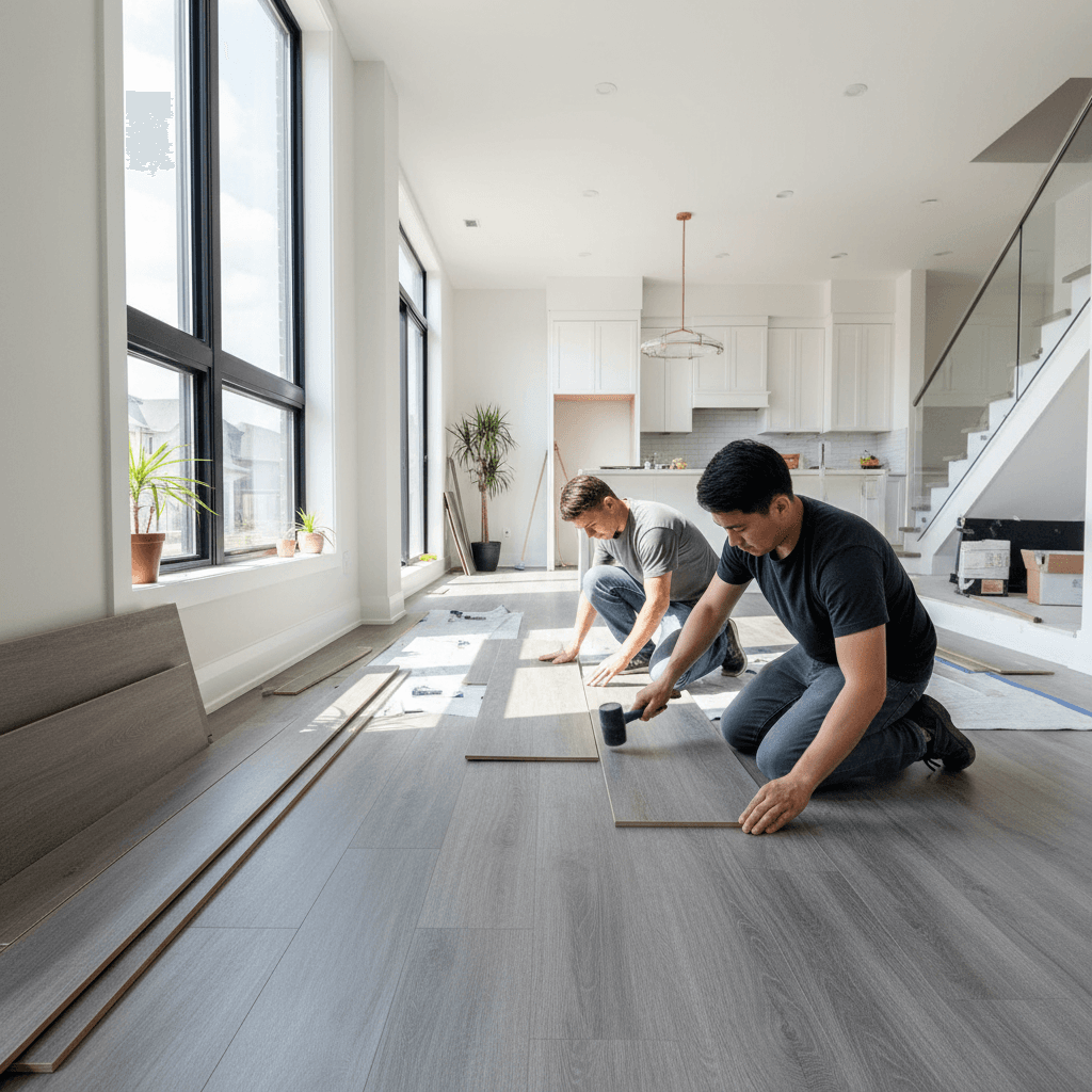 Vinyl Flooring Installation services in Markham — licensed vinyl flooring installation near me