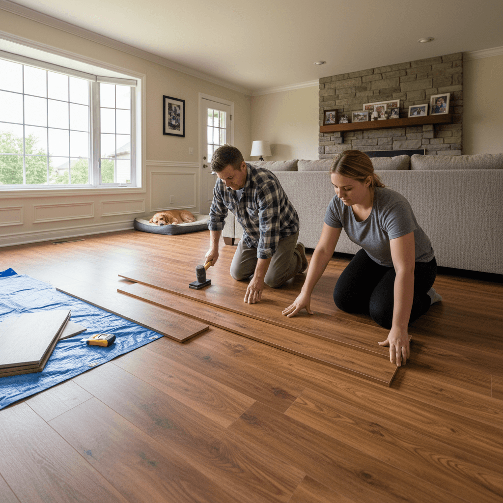 Vinyl Flooring Installation services in Stouffville — licensed vinyl flooring installation near me