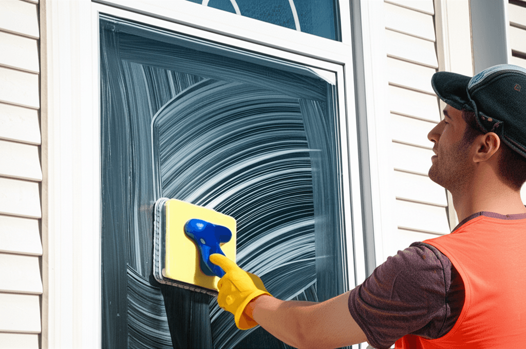 Professional window cleaning services project by RenoHouse in Mississauga — deck boards