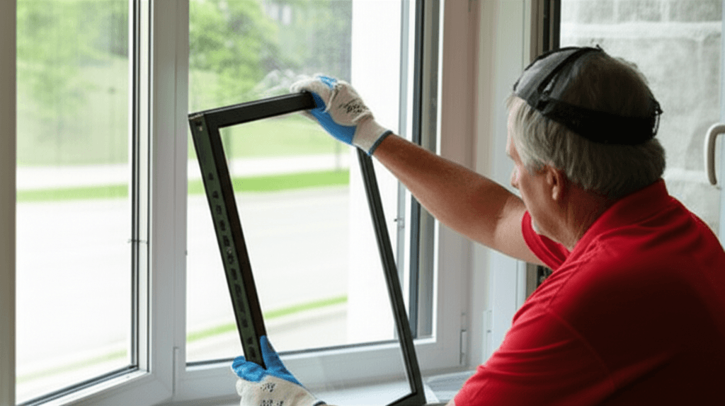 Professional window glass replacement project by RenoHouse in Markham — broken windows