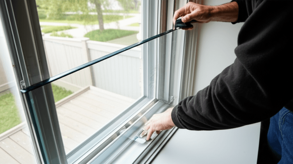 Professional window glass replacement project by RenoHouse in Mississauga — broken windows