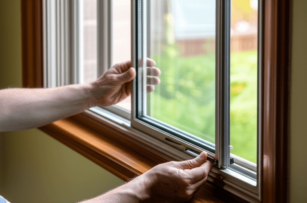 Professional window glass replacement project by RenoHouse in Scarborough — broken windows