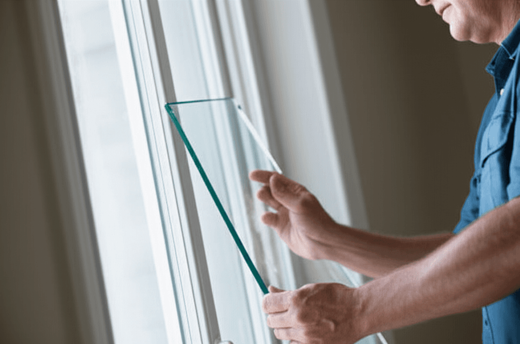 Professional window glass replacement project by RenoHouse in Stouffville — broken windows