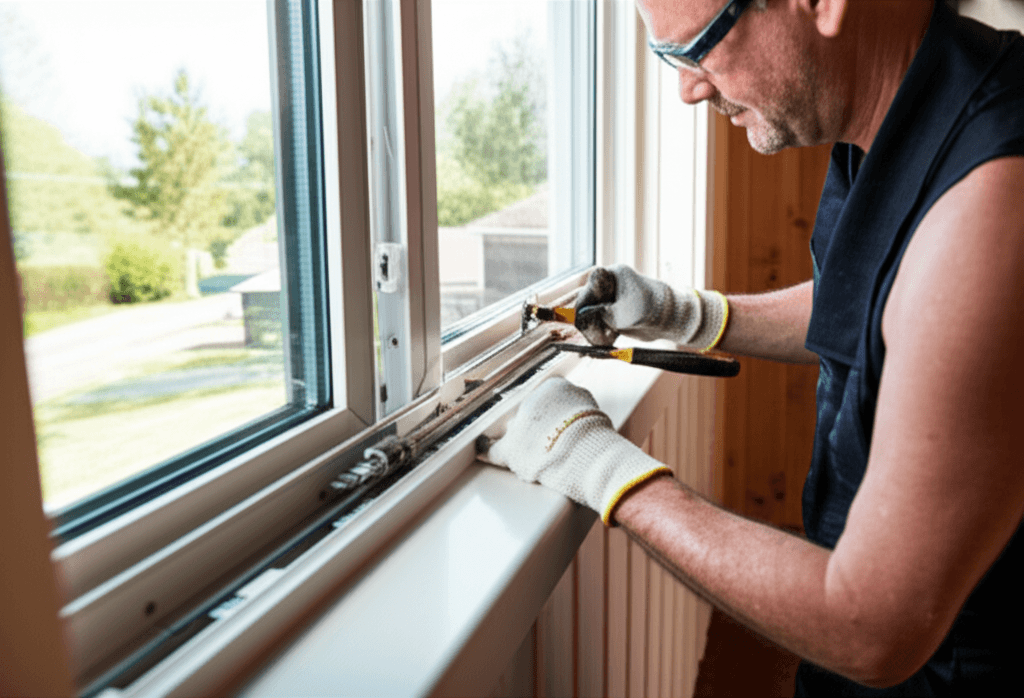 Professional window repair project by RenoHouse in Brock — glass window repair