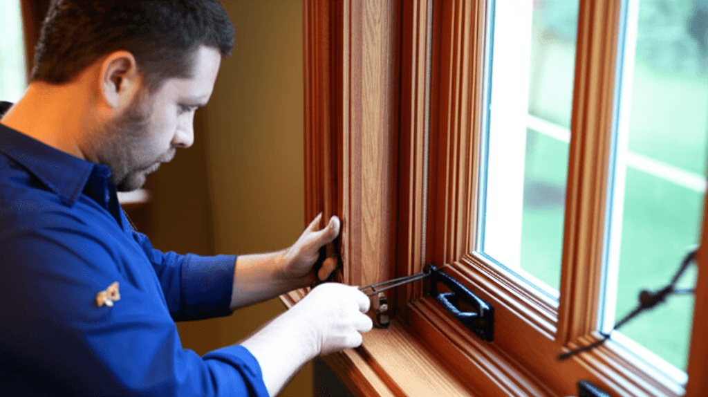 Professional window repair project by RenoHouse in Georgetown — glass window repair