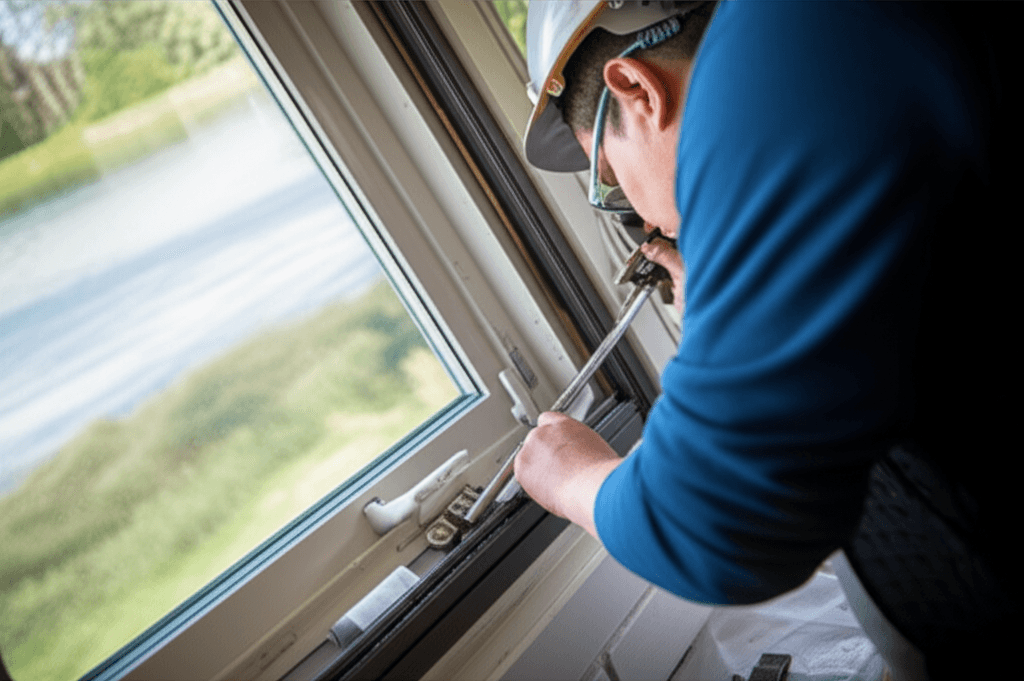 Professional window repair project by RenoHouse in Georgina — glass window repair