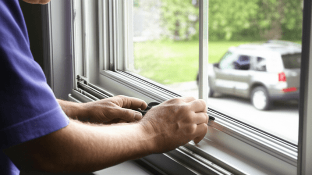 Professional window repair project by RenoHouse in Mississauga — glass window repair