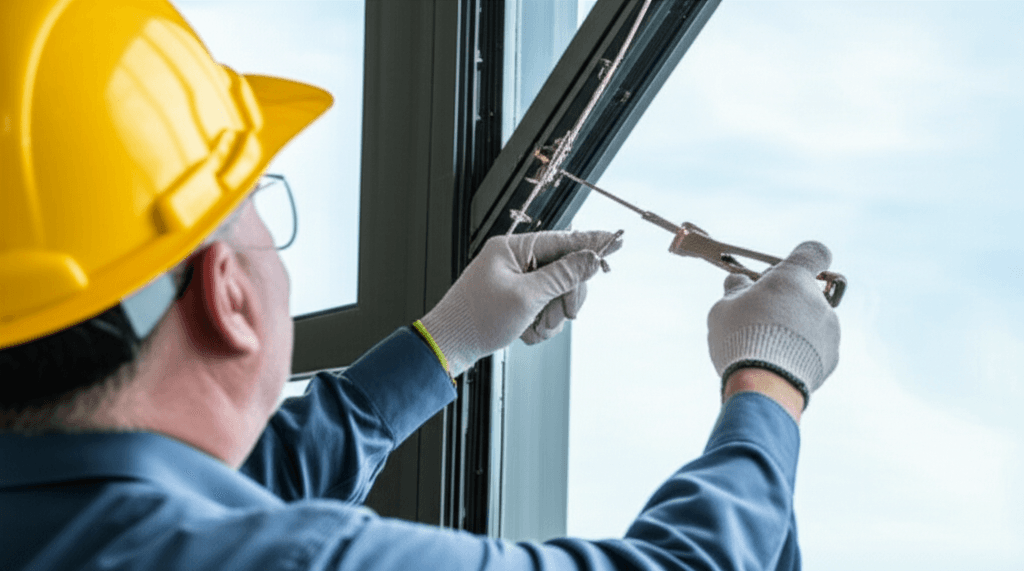Professional window repair project by RenoHouse in North York — glass window repair