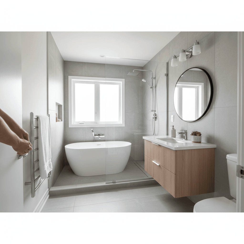 Bathroom Renovation services in Ajax — licensed bathroom cabinets near me