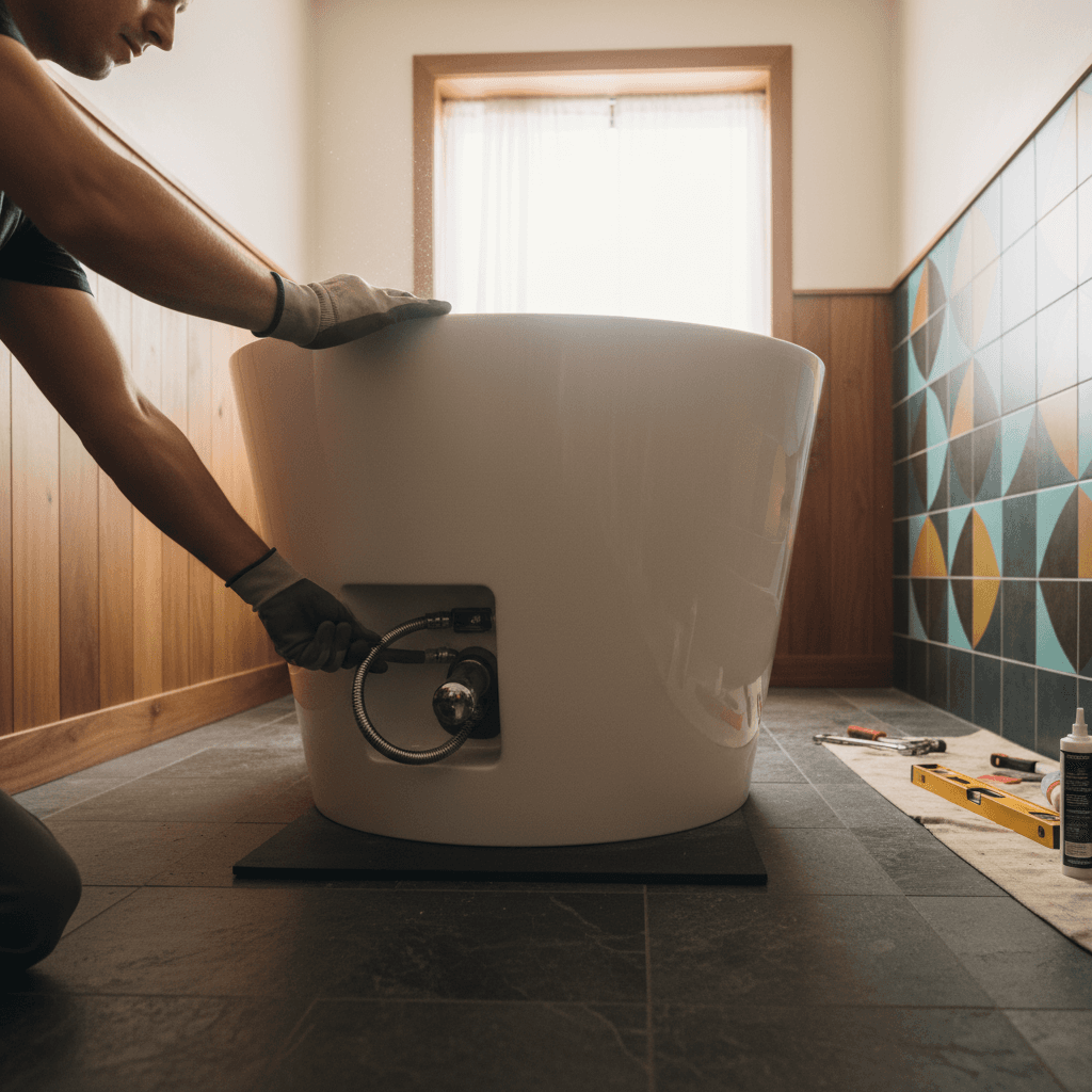 Professional bathtub installation project by RenoHouse in Etobicoke — quality workmanship