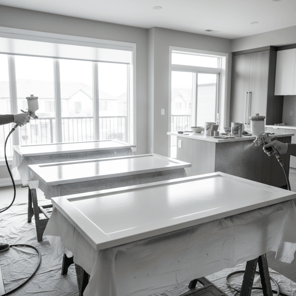 Kitchen Cabinet Painting services in Markham — licensed kitchen cabinet painting near me