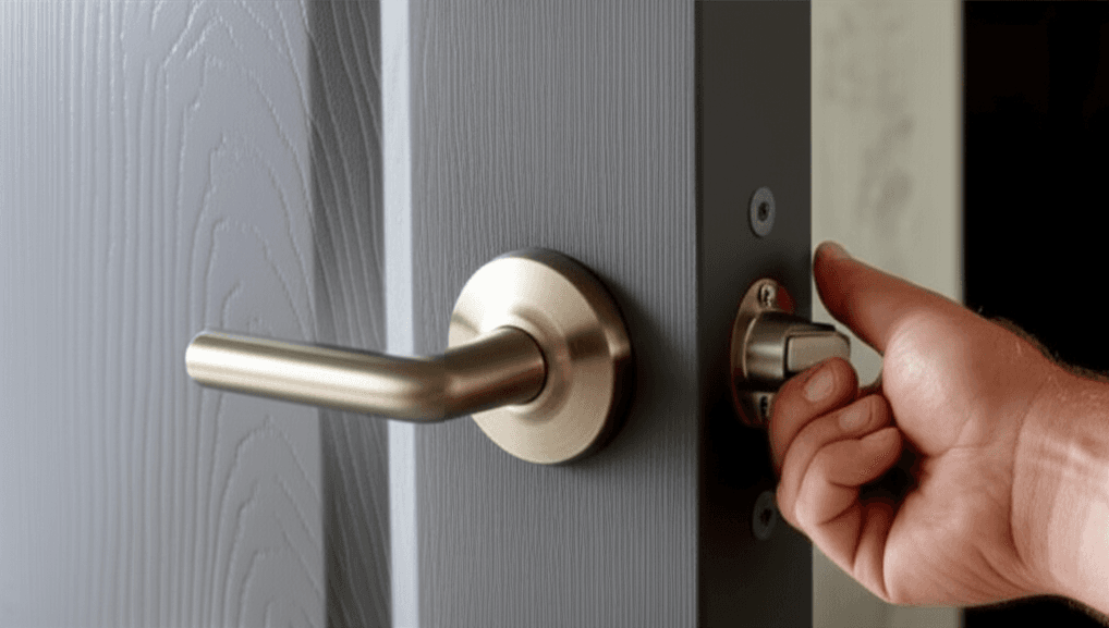 Professional door hardware installation project by RenoHouse in Brock — exterior doors