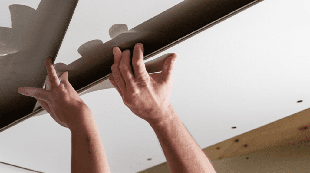 Professional drywall ceiling repair project by RenoHouse in Richmond Hill — drywall ceiling repair toronto