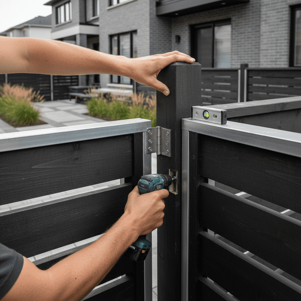 Professional fence gate installation & repair project by RenoHouse in Markham — deck boards