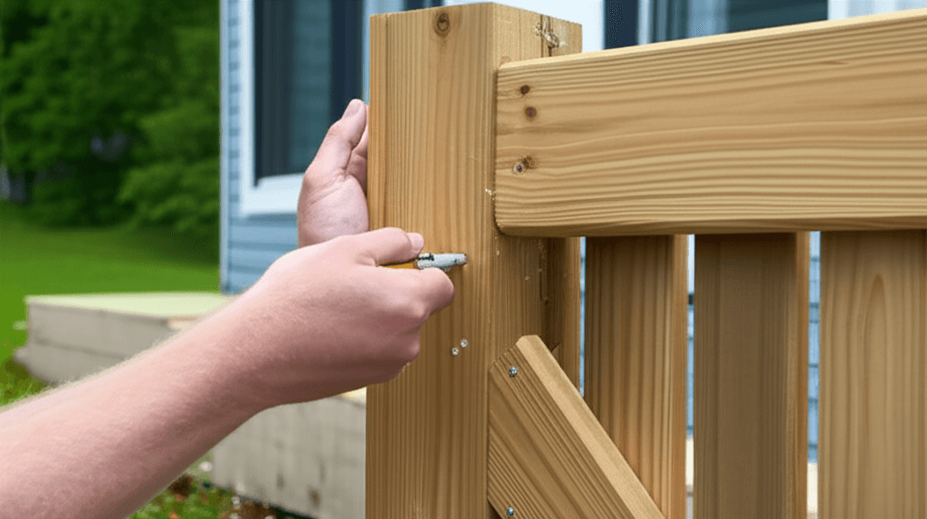Professional fence gate installation & repair project by RenoHouse in Scugog — deck boards