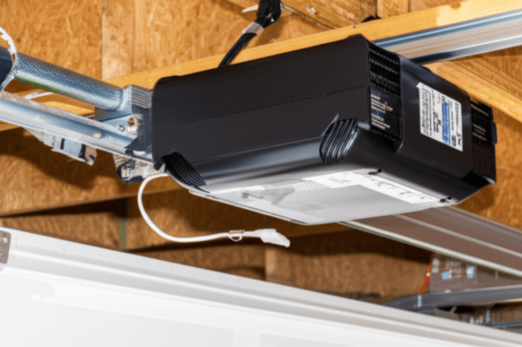 Professional garage door opener project by RenoHouse in East Gwillimbury — exterior doors