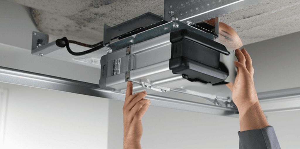 Professional garage door opener project by RenoHouse in North York — exterior doors