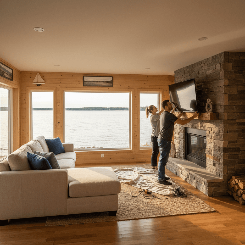 TV Mounting & Shelf Installation services in Scugog ā licensed contractor near me