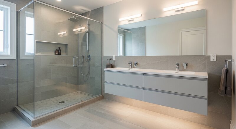 Bathroom renovation project in Caledon — RenoHouse