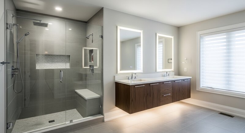 Bathroom renovation project in Oakville — RenoHouse