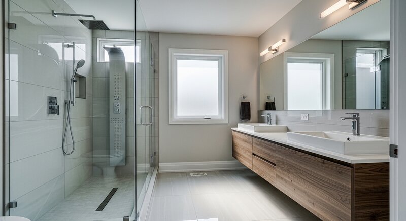 Bathroom renovation project in Stouffville — RenoHouse