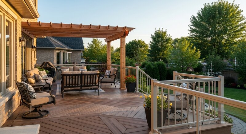 Deck building project in Ajax — RenoHouse