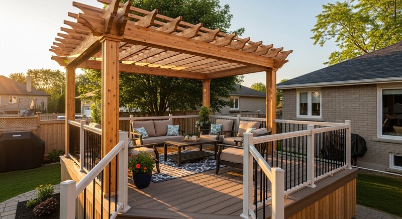 Deck building project in Aurora — RenoHouse