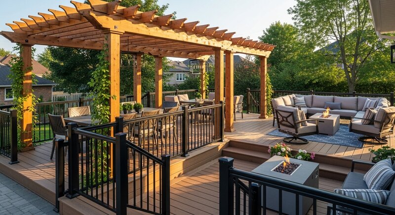 Deck building project in Clarington — RenoHouse