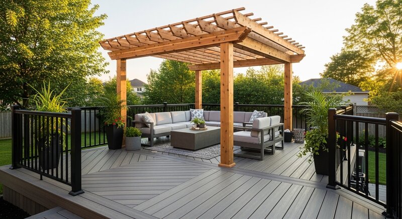 Deck building project in East Gwillimbury — RenoHouse