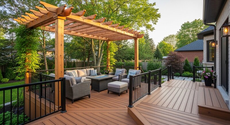 Deck building project in Etobicoke — RenoHouse