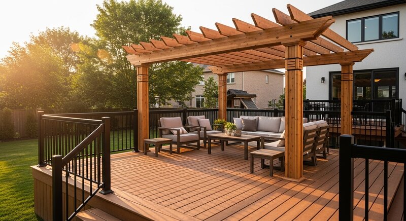 Deck building project in Georgina — RenoHouse