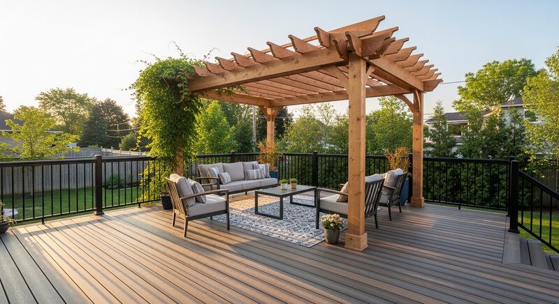 Deck building project in Milton — RenoHouse