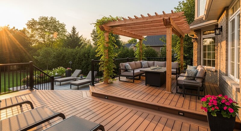 Deck building project in Oakville — RenoHouse