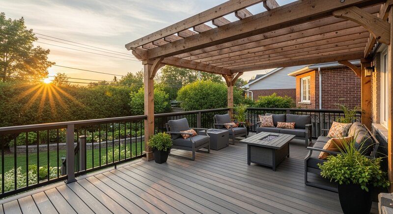 Deck building project in Scarborough — RenoHouse