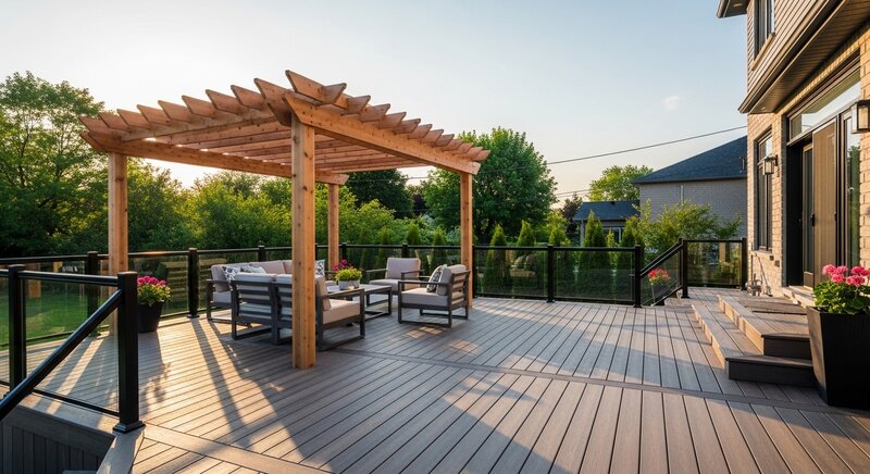 Deck building project in Stouffville — RenoHouse