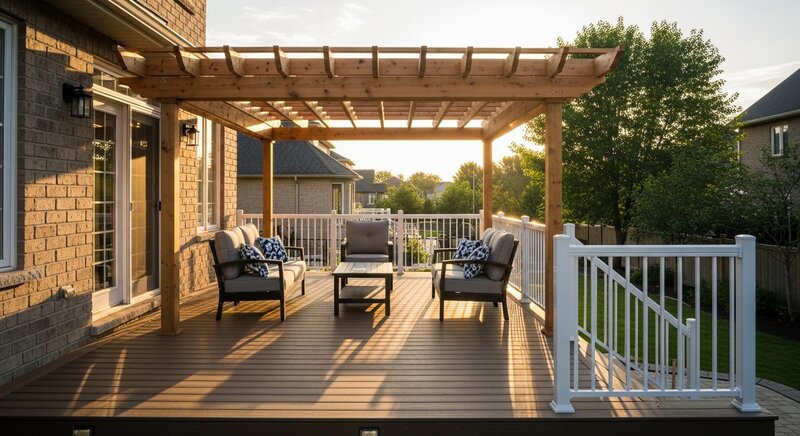 Deck building project in Vaughan — RenoHouse