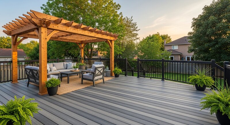Deck building project in Whitby — RenoHouse