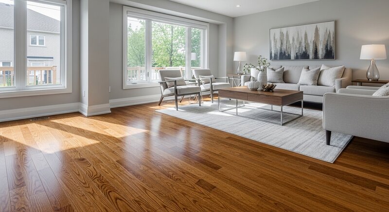 Hardwood flooring installation project in Ajax — RenoHouse