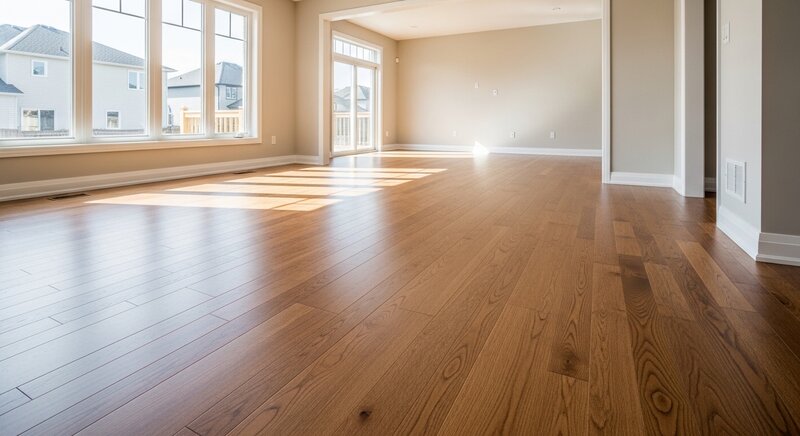 Hardwood flooring installation project in Aurora — RenoHouse