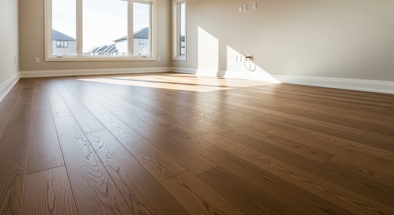 Hardwood flooring installation project in Brock — RenoHouse