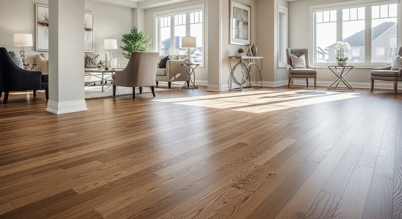 Hardwood flooring installation project in Caledon — RenoHouse