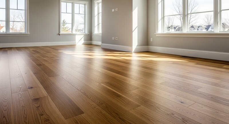 Hardwood flooring installation project in Clarington — RenoHouse