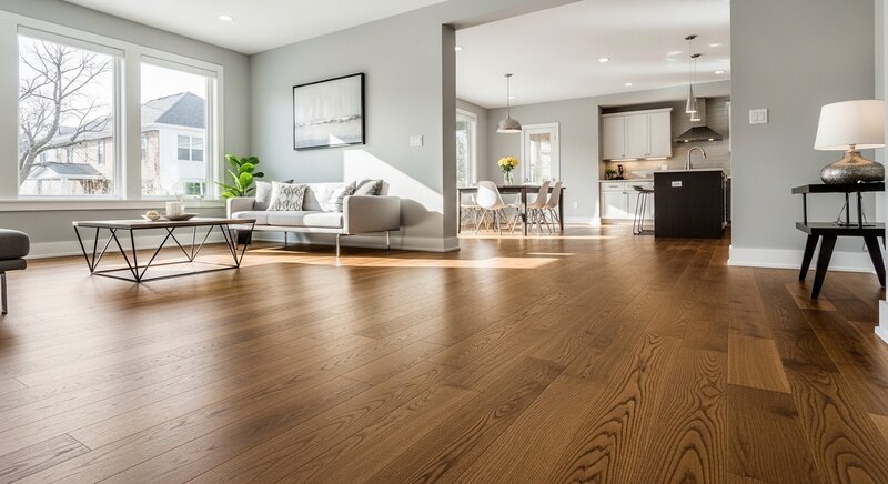 Hardwood flooring installation project in East Gwillimbury — RenoHouse