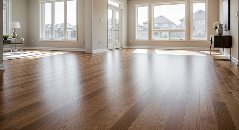 Hardwood flooring installation project in Markham — RenoHouse